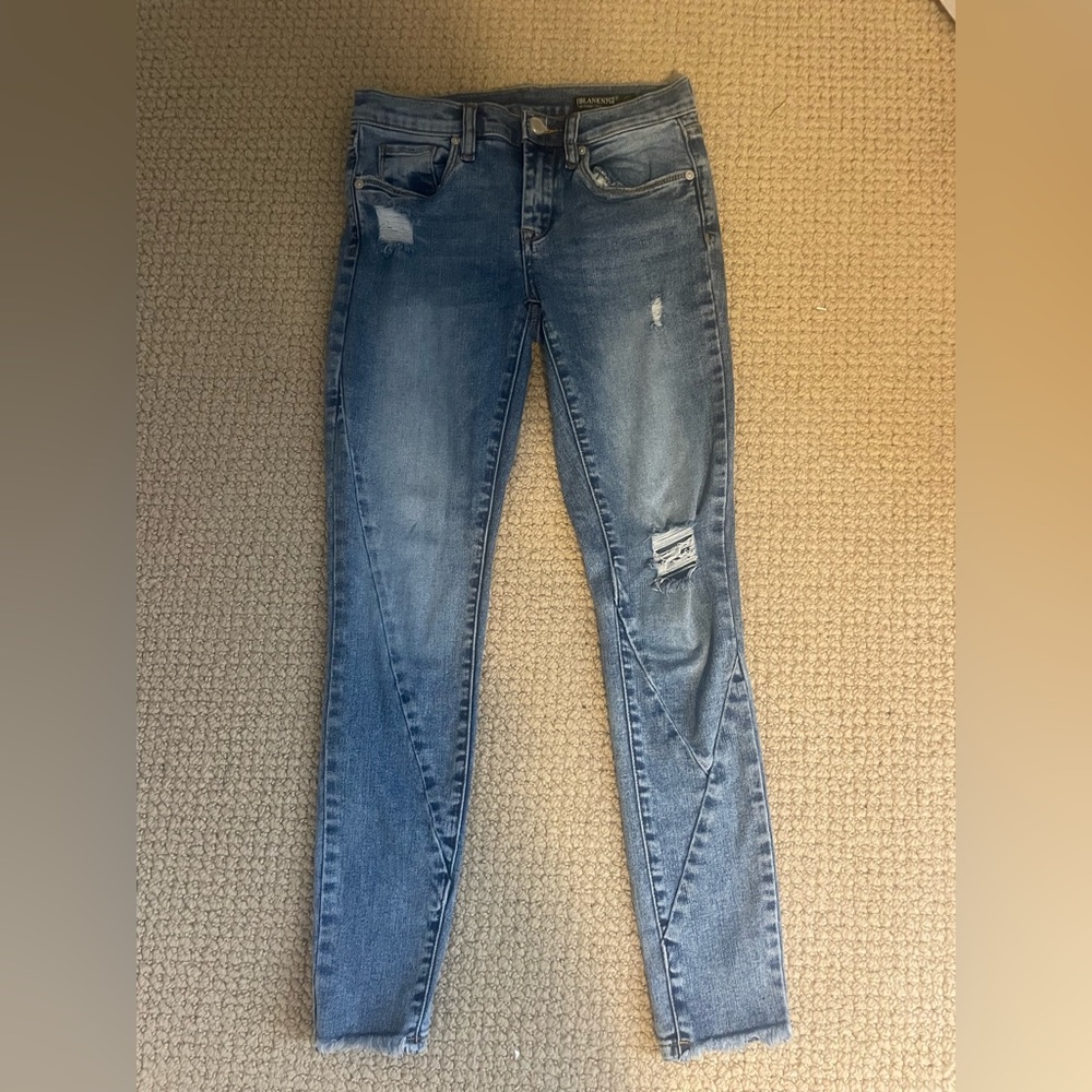 Blank Denim lightly Distressed Skinny Jeans